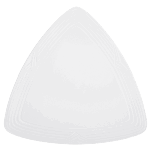 Arctic White Triangle Plate