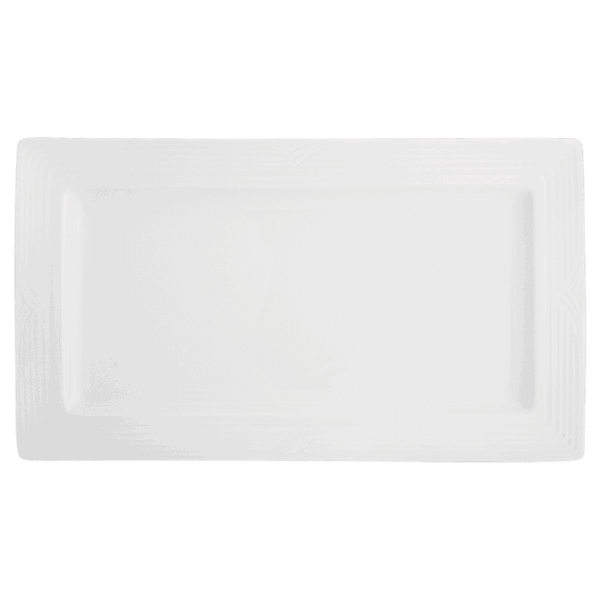 Arctic White Rectangle Plate — Arctic White Rectangle Plate