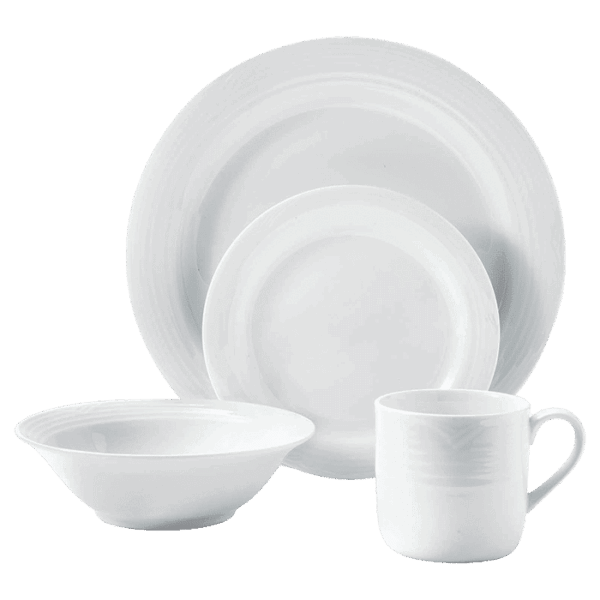 Arctic White 16 Piece Dinner Set — Arctic White 16 Piece Dinner Set