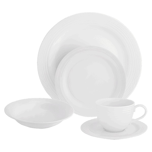 Arctic White 20 Piece Dinner Set — Arctic White 20 Piece Dinner Set