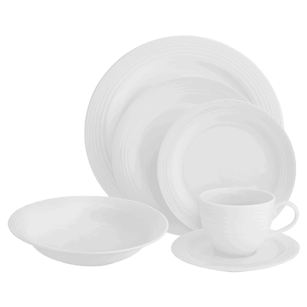 Arctic White 36 Piece Dinner Set — Arctic White 36 Piece Dinner Set