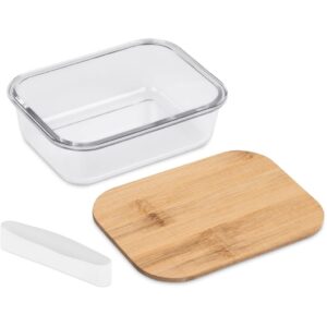 Alternative view of Okiyo Moshi Glass & Bamboo Lunch Box