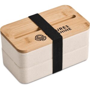 Okiyo Dura Wheat Straw & Bamboo Lunch Box Set - Image 18