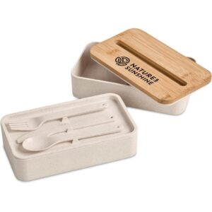 Okiyo Dura Wheat Straw & Bamboo Lunch Box Set - Image 10