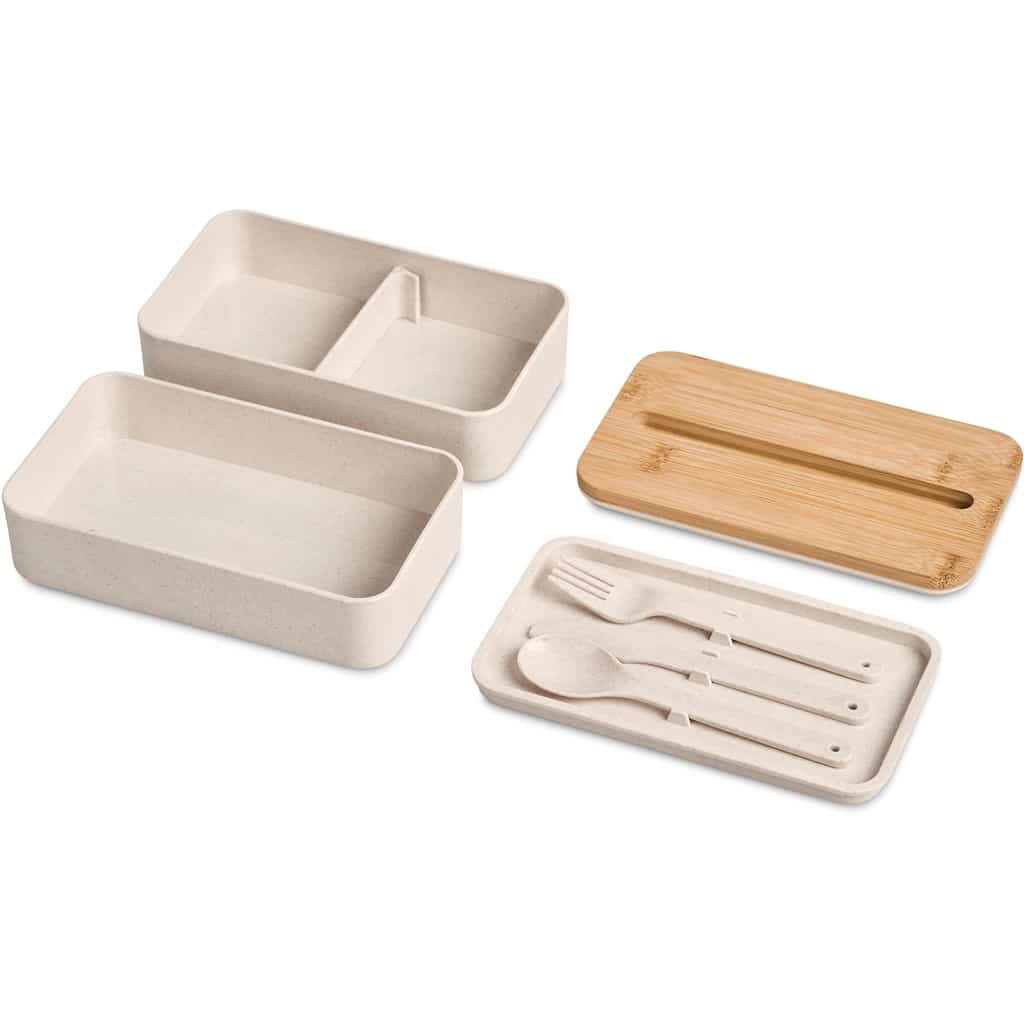 Okiyo Dura Wheat Straw & Bamboo Lunch Box Set - Image 12