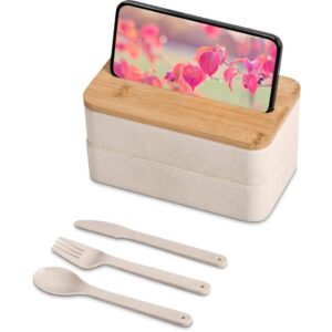 Okiyo Dura Wheat Straw & Bamboo Lunch Box Set - Image 11