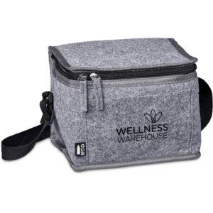 Alternative view of Okiyo Reitoko Recycled PET Felt 6-Can Cooler