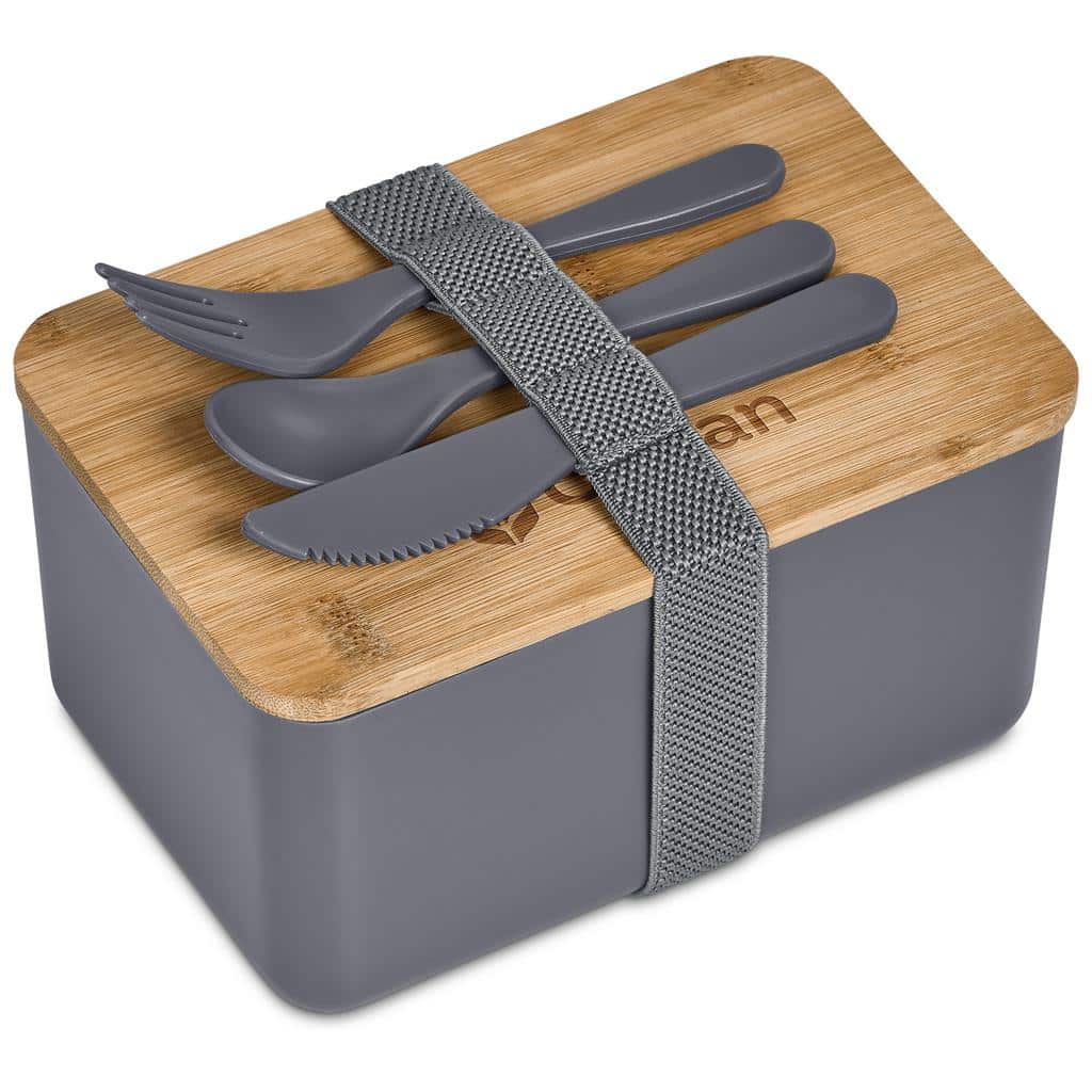 Okiyo Pasuta Recycled Plastic & Bamboo Lunch Box - Image 4