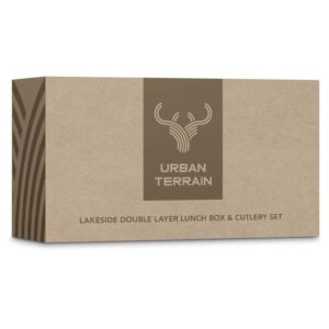 Urban Terrain Lakeside Double Layer Lunch Box & Cutlery Set - Image 2
