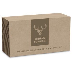 Urban Terrain Lakeside Double Layer Lunch Box & Cutlery Set - Image 3