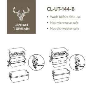 Urban Terrain Lakeside Double Layer Lunch Box & Cutlery Set - Image 4