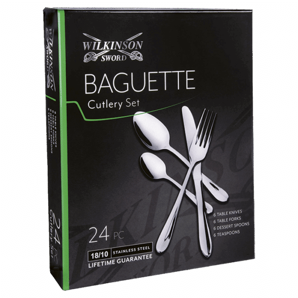 Baguette 24 Piece Cutlery Set — Baguette 24 Piece Cutlery Set