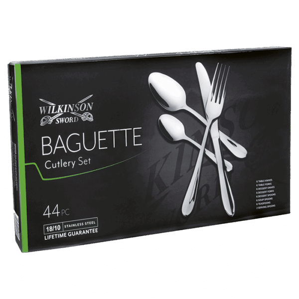 Baguette 44 Piece Cutlery Set — Baguette 44 Piece Cutlery Set
