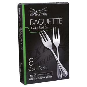 Baguette 6 Piece Cake Fork Set — Baguette 6 Piece Cake Fork Set