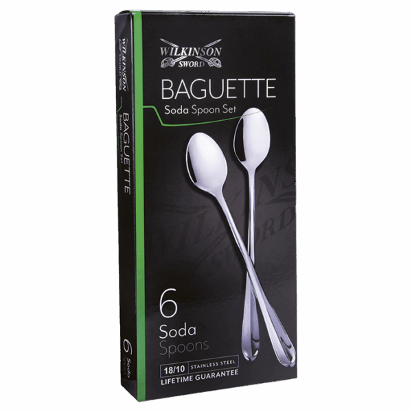 Baguette 6 Piece Soda Spoon Set — Baguette 6 Piece Soda Spoon Set