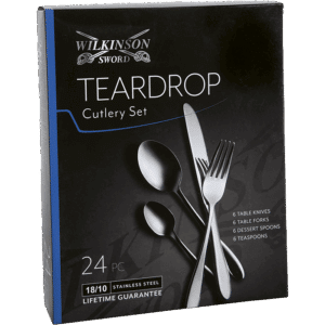 Teardrop 24 Piece Cutlery Set — Teardrop 24 Piece Cutlery Set