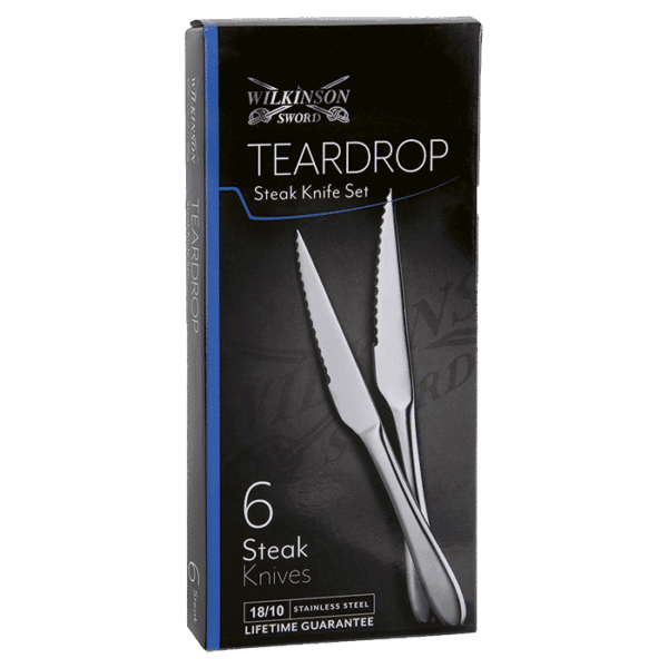 Teardrop 6 Piece Steak Knife Set — Teardrop 6 Piece Steak Knife Set
