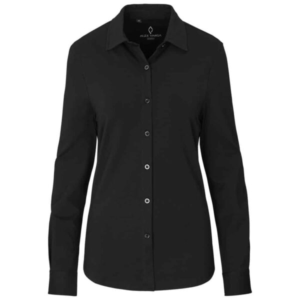Ladies Long Sleeve Alex Varga Cronus Knitted Shirt — Ladies Long Sleeve Alex Varga Cronus Knitted Shirt