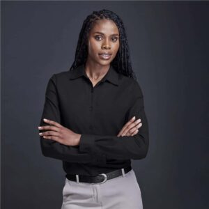 Alternative view of Ladies Long Sleeve Alex Varga Cronus Knitted Shirt