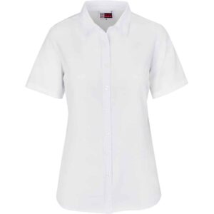 Ladies Short Sleeve Oxford Shirt - Image 5