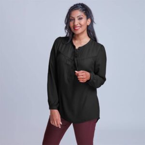 Alternative view of Ladies Long Sleeve Candice Blouse