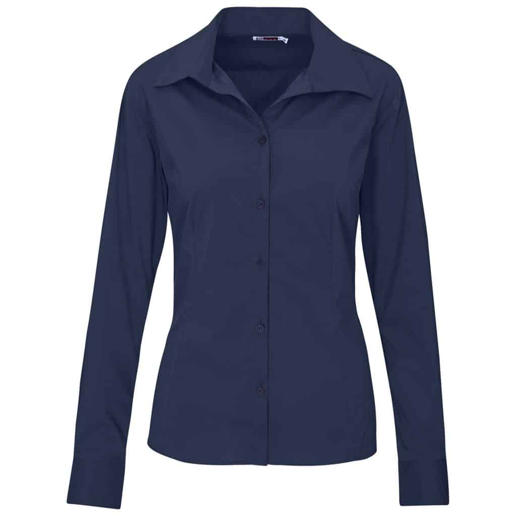 Ladies Long Sleeve Sheffield Stretch Shirt - Image 2
