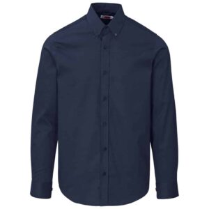 Mens Long Sleeve Brushed Cotton Twill Moderna Shirt - Image 4