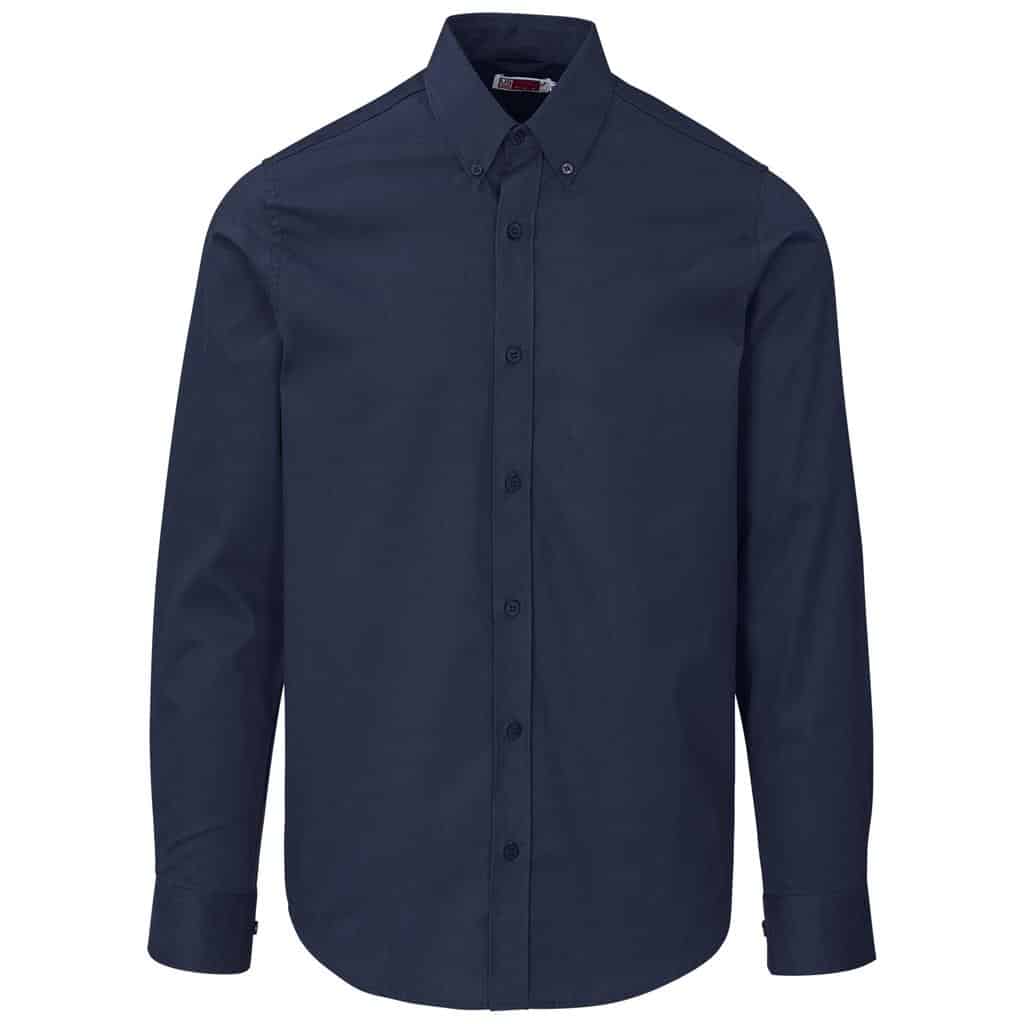 Mens Long Sleeve Brushed Cotton Twill Moderna Shirt - Image 4
