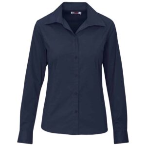 Ladies Long Sleeve Brushed Cotton Twill Moderna Shirt - Image 4