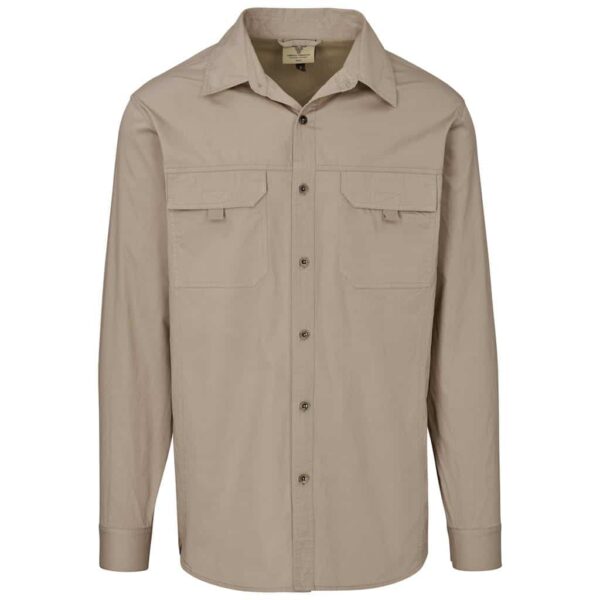 Mens Long Sleeve Mawenzi Twill Shirt — Mens Long Sleeve Mawenzi Twill Shirt