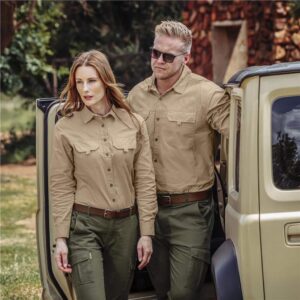 Alternative view of Ladies Long Sleeve Mawenzi Twill Shirt