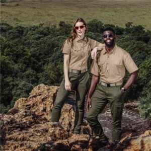 Alternative view of Mens Short Sleeve Mawenzi Twill Shirt