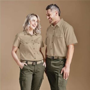 Mens Short Sleeve Mawenzi Twill Shirt - Image 5