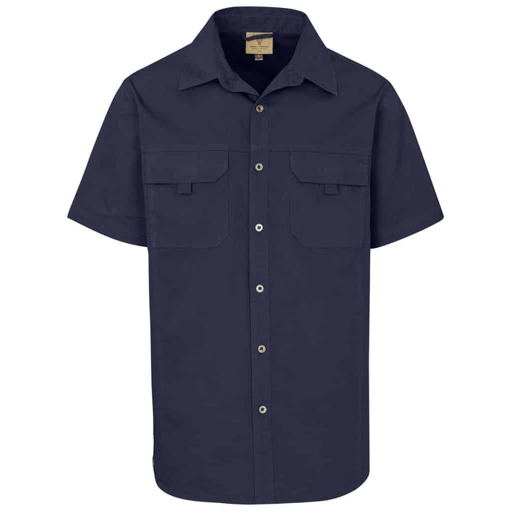 Mens Short Sleeve Mawenzi Twill Shirt - Image 6