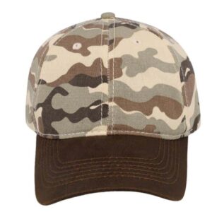 Washed Oil Skin 6P Cap - Image 29