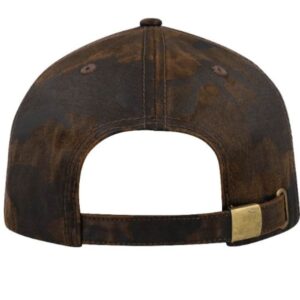Washed Oil Skin 6P Cap - Image 16
