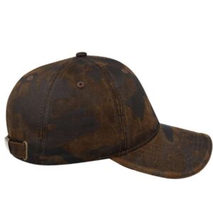 Washed Oil Skin 6P Cap - Image 19