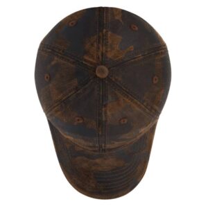 Washed Oil Skin 6P Cap - Image 21