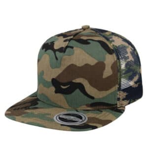 Uflex 5P Flat Peak Trucker Cap - Image 14