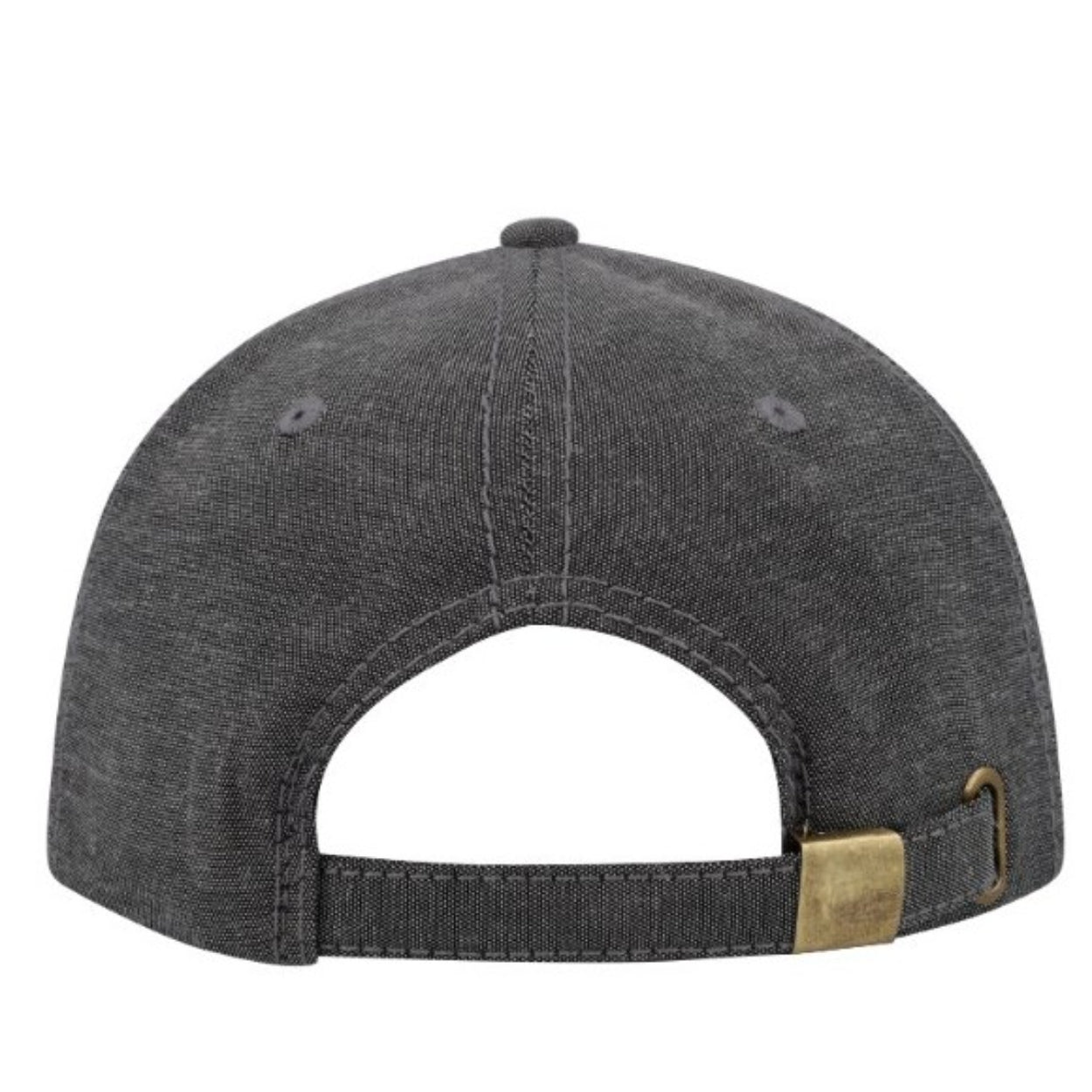 Chambray/Suede 6 Panel Cap - Image 4