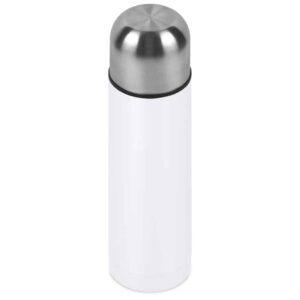 Altitude Alpaca Stainless Steel Vacuum Flask – 500ml - Solid White - Image 3