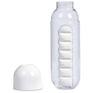 Alternative view of Altitude Vita-Stream Pill Box Plastic Water Bottle - 600ml