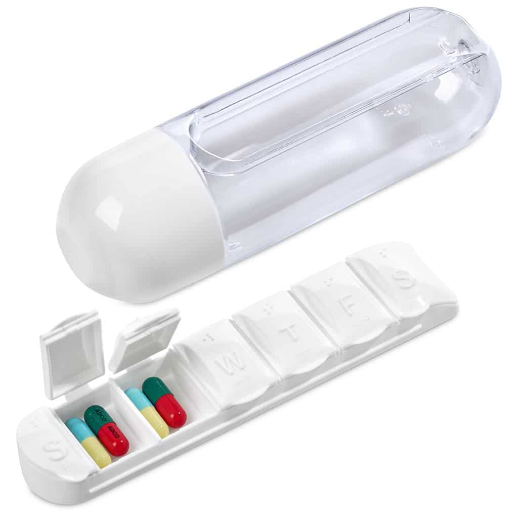 Altitude Vita-Stream Pill Box Plastic Water Bottle - 600ml - Image 10