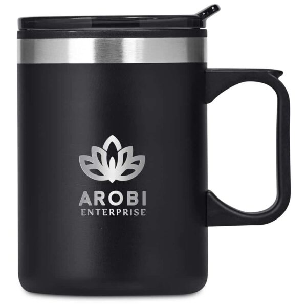 Kooshty Angelo Stainless Steel & Plastic Double-Wall Mug – 360ml — Kooshty Angelo Stainless Steel & Plastic Double-Wall Mug – 360ml