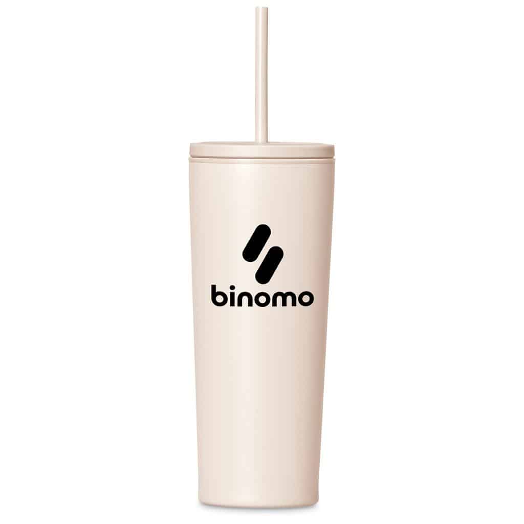 Kooshty Concorde Stainless Steel & Plastic Double-Wall Tumbler & Straw - 720ml - Image 5