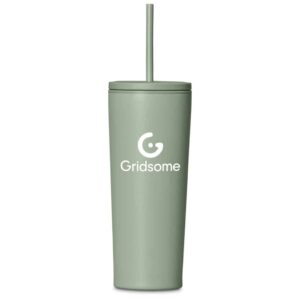 Kooshty Concorde Stainless Steel & Plastic Double-Wall Tumbler & Straw - 720ml - Image 7