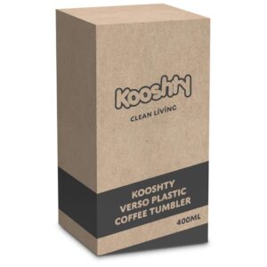 Alternative view of Kooshty Verso Plastic Coffee Tumbler - 400ml