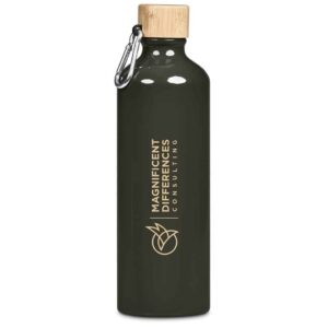 Serendipio Origen Aluminium & Bamboo Water Bottle – 750ml - Image 7