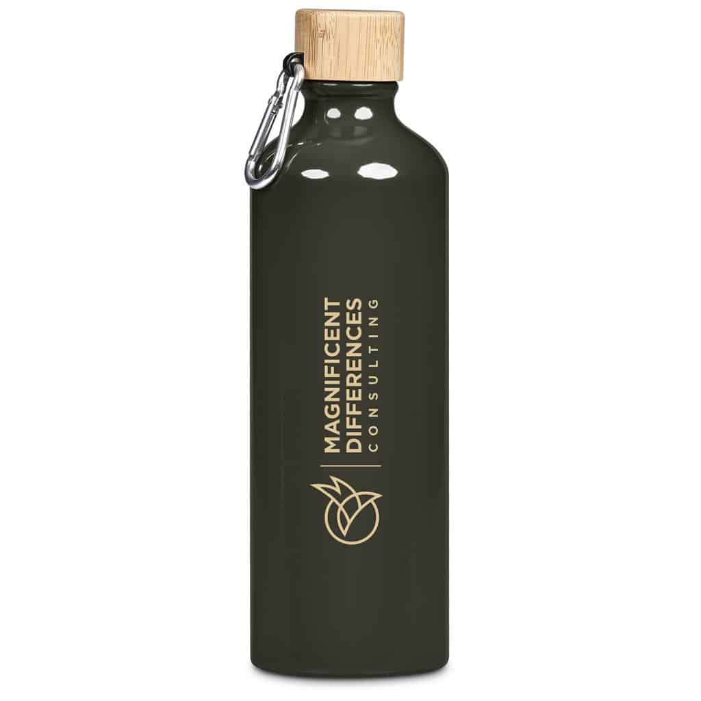 Serendipio Origen Aluminium & Bamboo Water Bottle – 750ml - Image 7