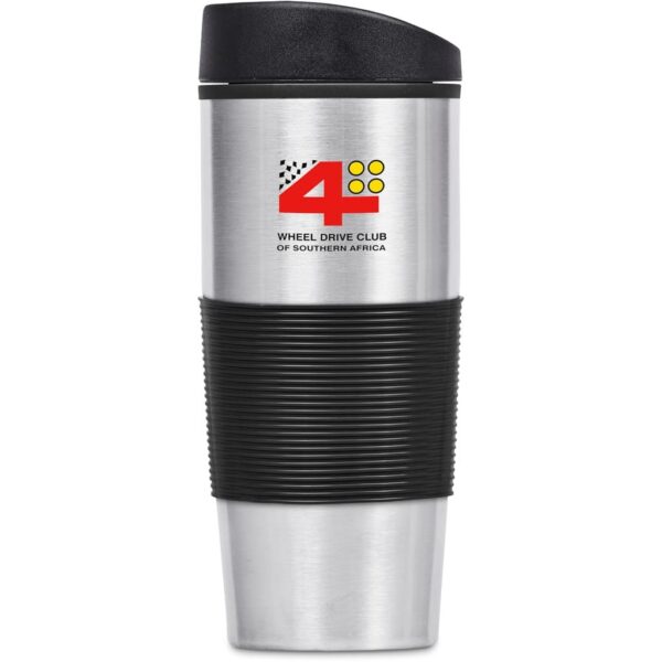 Ridge Stainless Steel & Plastic Double-Wall Tumbler – 450ml — Ridge Stainless Steel & Plastic Double-Wall Tumbler – 450ml